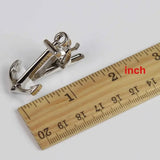 Riolio  Jewelry Cute Beard Tie Clip Gentlemen Classy Necktie Bar Clasp Clip Pin Anchors Fishhook Feather Shape Multi-functional Clamp
