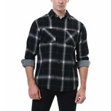 Riolio  English Style Vintage Men Clothing Plaid Shirt Spring Autumn New Harajuku Long Sleeves Streetwear Fashion Business Casual Tops
