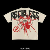 Riolio Harajuku New Letter Patch Graphic T Shirts Graphic Y2k Tops Oversized Gothic Casual American Streetwear Goth Men Clothes