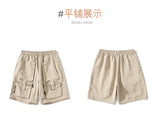Riolio Mens Summer Cargo Shorts Multi Pocket Casual Outdoor Sports Workwear Lightweight Comfortable Hiking Shorts Trendy Fashion