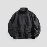Riolio Men's Loose Fit Summer Thin UPF50+ Sun Protection Clothing Qui Dry Outdoor Climbing Sportswear Long Sve Zipper Closure