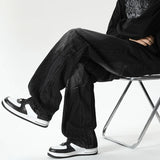 Riolio Men Baggy Vintage Wide Leg Jeans Male Designer Spring Autumn Casual Denim Pants Fashion Straight Leg High Street Denim Trousers