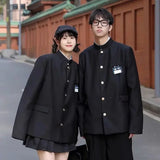 Riolio Japanese Style School Uniform Dk Blazers Men's Western-style Suit Streetwear High Coolness Fashion Matching Explosion Streetsuit