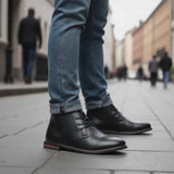 Riolio  Boots Men Comfortable Brand Fashion Ankle Boots