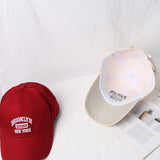 Riolio Letter Embroidered Baseball Cap Women Men Spring Summer Curved Brim Snapback Hats Unisex Outdoor Sports Hip Hop Dad Hat Gorras