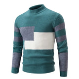 Riolio 5 Styles Autumn and Winter New Men's Warm Sweater Knitted with Sheep Fleece Sweaters Fashion Pullover