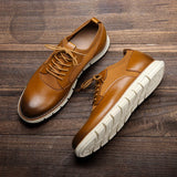 Riolio Brogue Men Shoes Fashion Comfortable Men Casual Shoes Brand Men Shoes