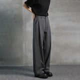 Riolio  Men Straight Pants British Style Casual Pants Autumn Fashion Temperament Elegant Business Commuting Trousers Men'S Clothing