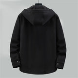 Riolio New Spring Autumn Jacket Men Wool Coat Plus Size 10XL 11XL Windbreak Jackets Male Black Coat Big Size 11XL