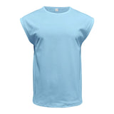 Riolio Men's Wear New Sleeveless T-shirt Men's Summer Leisure Sports Loose fitting Men's Short  vest sir
