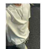 Riolio  Short Sleeve Slim Fit Tshirt men Breathable Design Trendy Fashion Summer Casual Comfort Lightweight Ventilation Style Streetwear