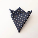 Riolio  2PCS Neck Tie Set 8CM Top Cotton Floral Printed Necktie Fashion Block Flower Suit Ties For Men Shirt Handkerchief Wedding Cravat