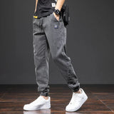 Riolio  Spring Summer Black Blue Cargo Jeans Men Streetwear Denim Jogger Pants Men Baggy Harem Jean Trousers Plus Size 6XL 7XL 8XL
