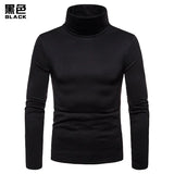 Riolio Man Thermal Turtleneck Casual Sleepwear Shirt S-2XL Sleeve Long Slim Coat 5colors Basic Sweater Bottom Winter