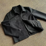 Riolio American Street Jacket Men Women Spring Korean Style Vintage Coat Trendy High-end Niche Design Embroidered Windbreaker Jacket