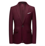 Riolio Mens Stylish Colorful Slim Fit Casual Blazer Jacket Green Purple Black Yellow Wedding Prom Formal Suit Coats For Men
