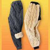 Riolio Men Winter Warm Lambswool Thicken Sweatpants Men Outdoors Leisure Windproof Jogging Pants Brand High Quality Trousers Men