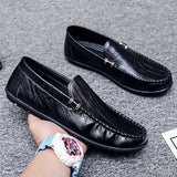 Riolio  Men's Casual Loafers Shoes Wedding Dress Shoes New Big Size Moccasins Shoes Suede Shoes High Quality