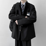 Riolio  Mens Japanese College Student Uniform Jacket New Spring College Style Trend School Uniform Stand Collar Suit Jacket Unisex