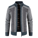 Riolio Autumn Spring Sweater Men's Cardigan Zip Up Turtleneck Jacket Y2K Sweatshirt Winter Hombre Cold Coat Knitted Jumper Sweatercoat