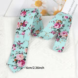 Riolio  New 100% Cotton Floral Ties for Men Women Elegant Flower Printed Necktie Dress Wedding Accessories Party Narrow Paisley Corbatas