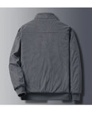Riolio Men's Classic Winter Jacket Coat Fleece Lined Windproof Outerwear male Casual Sherpa Lined Corduroy Jacket Winter Coat