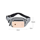 Riolio Men's Breast Package Waterproof Outdoor Sports Bag Pouch Korean-style Waist Bag Fanny Pouch Crossbody Male Banana Bag Purse