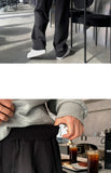 Riolio Korean Style High-end Straight-leg Casual Pants Men's Spring Summer Loose Trousers American 2025 New Trendy Wide-leg Pants Chic