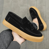 Riolio  New autumn men's bean shoes British style loafers fashionable men's casual single shoes