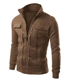 Riolio Hoodie Fleece Cardigan Hooded Coat Men's Hoodies Sweatshirts Pullover For Male Hoody Sweatshirt