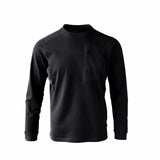 Riolio Lightweight Fce Long Sve T-irt Outdoor Men's round Ne Sweatirt Qui Dry Breathable Base Layer Spring Autumn