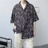 Riolio  Men Clothing Summer Fashion Vintage Print Cuban Collar Hawaiian Beach Shirts Streetwear Casual Harajuku Short Sleeve Loose Tops