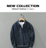 Riolio Japanese Retro Long-sleeved Linen Shirt Men's Summer New Loose Pullover Square Collar Shirt Casual Cotton Linen Top Aesthetic