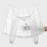 Riolio  Men Full Mesh See Through Sun Protection skin coats Hooded Zipper Thin Beach Cover Up Lightweight UV Protection Summer Outerwear