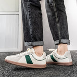 Riolio  Shoes men Trend Casual Sneakers Comfortable Lace Up Flats Tennis Shoe Breathable Walking Jogging Shoe