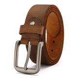 Genuine  For Men's High Quality Jeans Cowskin Casual Belts Business Cowboy Waistband Male Fashion Designer