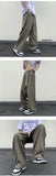 Riolio Summer/Autumn Plaid Pants Men Loose Casual Straight Trousers for Male/Female Harajuku Hip-hop Streetwear Wide-leg Mopping Pants