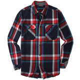 Riolio  English Style Vintage Men Clothing Plaid Shirt Spring Autumn New Harajuku Long Sleeves Streetwear Fashion Business Casual Tops
