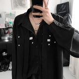 Riolio  Fashion Long-sleeved High-end Casual Trendy Brand Shirts Loose New Shirts Versatile Shirts