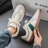 Riolio  Shoes men Trend Casual Sneakers Comfortable Lace Up Flats Tennis Shoe Breathable Walking Jogging Shoe