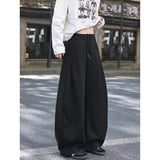 Riolio  Men's Casual Wide-Leg Sweatpants Long Outdoor Sport Trousers Comfortable Loose Fit Men's Pants