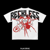Riolio Harajuku New Letter Patch Graphic T Shirts Graphic Y2k Tops Oversized Gothic Casual American Streetwear Goth Men Clothes