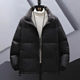 Riolio Simple Parks High-end Cotton Jacket Men Women Autumn and Winter Casual Loose Down Jacket Youth Stand Up Collar Couple Jacket