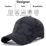Riolio Unisex Simple Camouflage Baseball Caps Spring and Autumn Outdoor Adjustable Casual Hats Sunscreen Hat