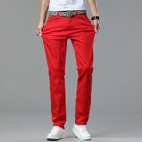Riolio  Men High-quality White Pants Fashion Business Casual Classic Style Slim Fit Soft Trousers Male Brand Advanced Stretch Pants