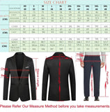 Riolio  New Vintage Men's Suit 2 Pieces Business Formal Casual Double Breasted Slim Fit Suits Party Wedding Dress Costume Male Suit