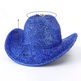 Riolio  Western Cowboy Hat Winter Autumn Woolen Fedora Hat Sombrero Hombre Wide Brim Cowgirl Jazz Felt Cap for Gentleman Lady