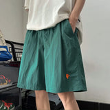 Riolio  Summer Men's New Patchwork High-waisted Pocket Pants Fashion Solid Color Comfortable Loose All-match Casual Shorts