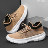 Riolio  Feizhi Mesh Men's Casual Socks Shoes Made of Elastic Fabric Spring Summer Color-matched Fashionable Large-sized Sports Shoes