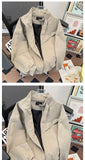Riolio American Cityboy Jacket Wash Canvas Deconstructed Stand Collar Coat Design Sense Top Spring Autumn Korean Trend Bomber Jacket